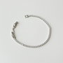 Heliophilia Silver Pulsera de Acero Inoxidable 316L Plateada